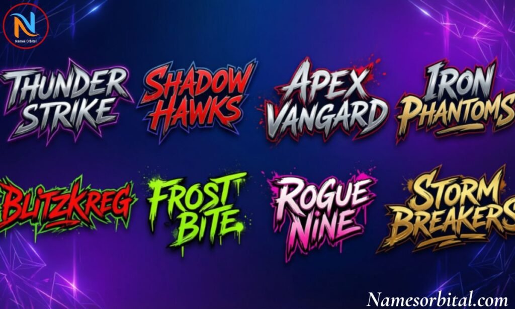 Cool Team Names for Boys