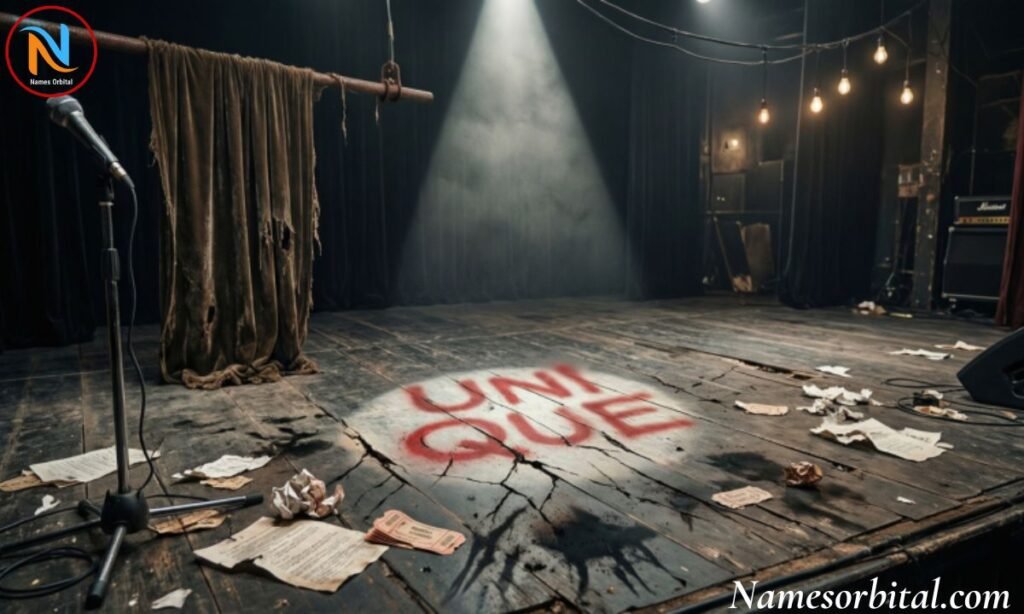 Dirty Stage Names Unique