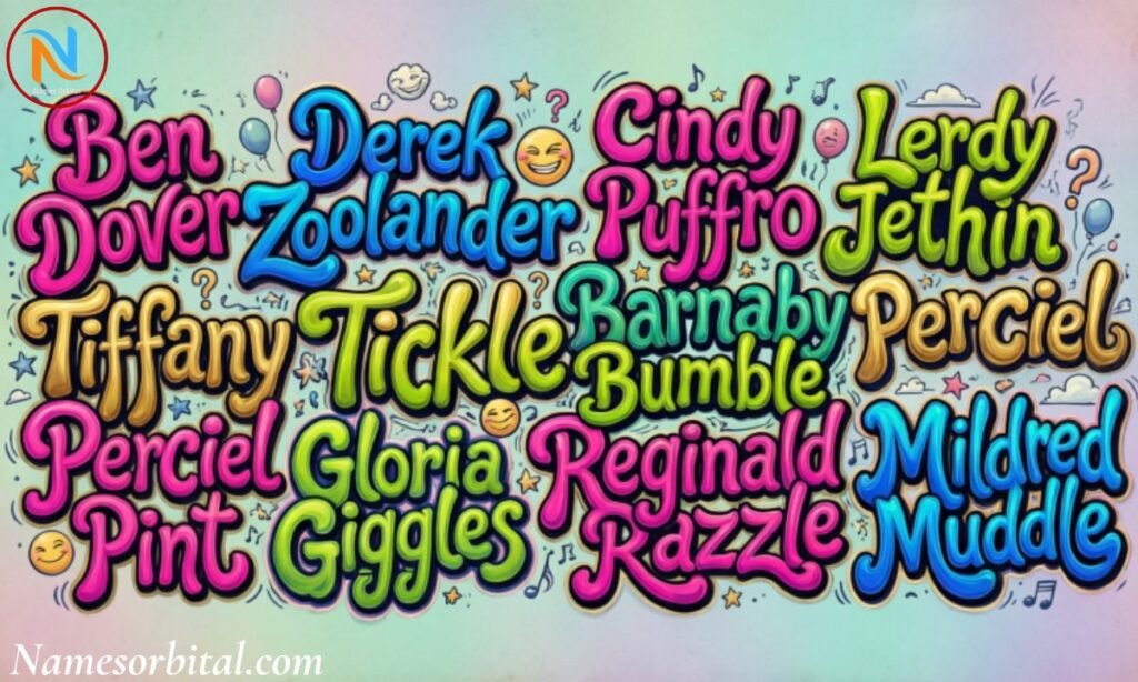 Funny Fictional Names Like Ben Dover