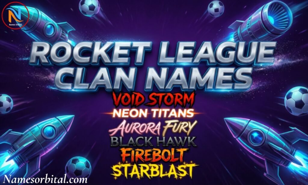 Rocket League Clan Names