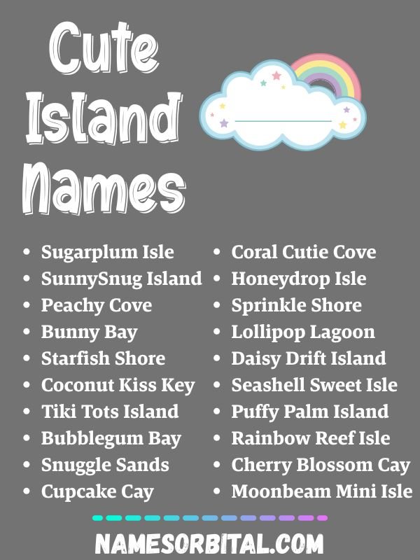 Cute Island Names