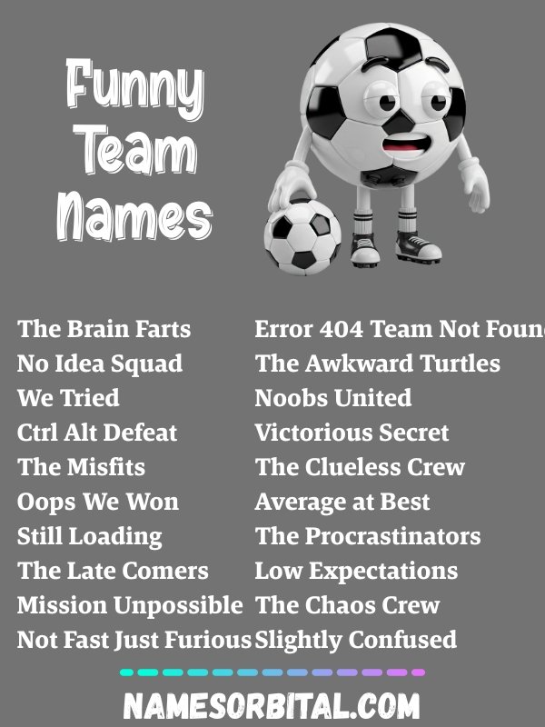 Funny Team Names