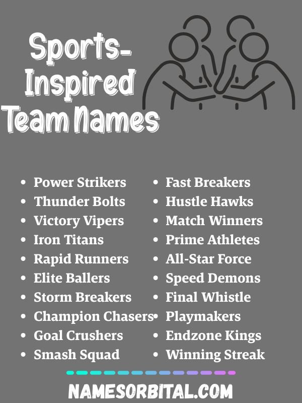 Sports-Inspired Team Names