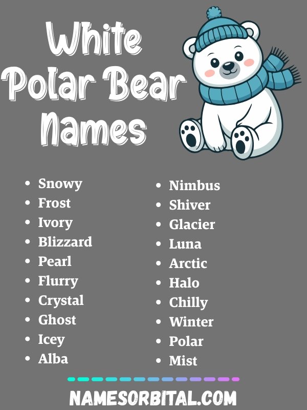 White Polar Bear Names