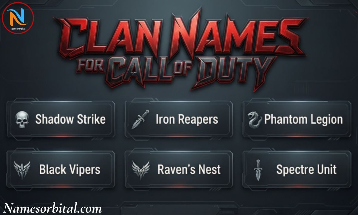 Clan Names For Call Of Duty