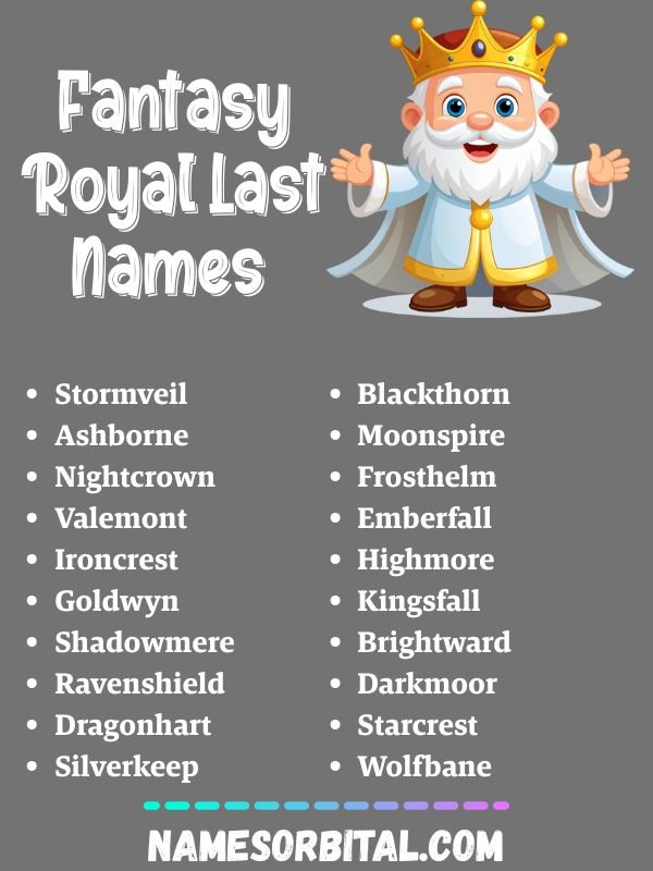 Fantasy Royal Last Names