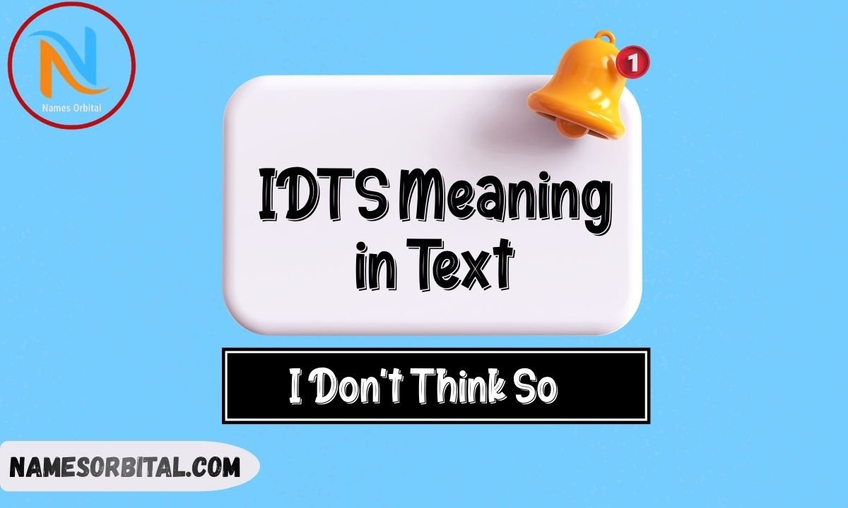 IDTS Meaning in Text