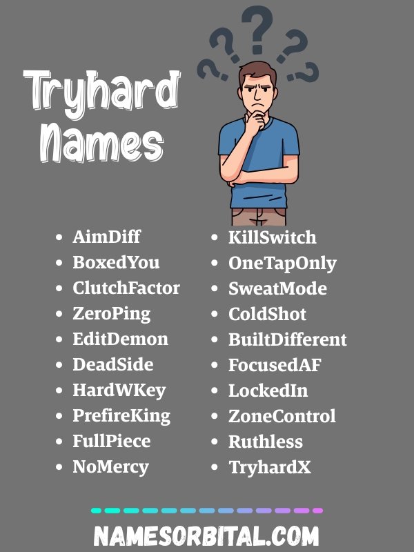 Tryhard Names